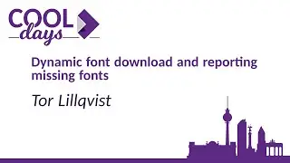 Dynamic Font Download and Reporting Missing Fonts in 