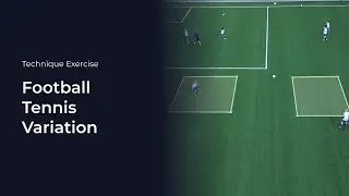 Football Tennis Variation | Soccer Coaching Drill