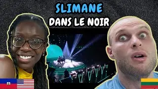 REACTION TO Slimane - Dans Le Noir (live à The Voice Belgique) | FIRST TIME WATCHING