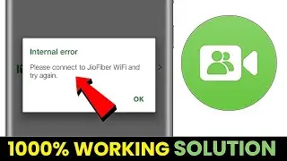 Jio Join Internal Error Problem Solve || Jio Join Internal Error Fix 2024
