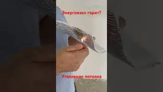 Энергоизол горит? #top #vgoncharov #шортс #энергоизол #утеплитель #потолок #shorts #short #топ