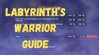 LABYRINTH'S WARRIOR GUIDE | INTO THE PERILOUS LABYRINTH OF FOG EVENT | GENSHIN IMPACT GUIDE
