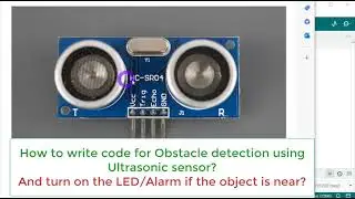 Ultrasonic sensor HC-SR04 with ESP8266 (code & circuit explained) | Obstacle Detection, LED/Buzzer