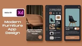 Modern Furniture Mobile App Design