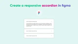 How to create an accordion in figma.