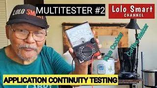 HOW TO USE ANALOG MULITESTER FOR CONTINUITY TESTING ON RICE COOKER AND COFFEE MAKER THE APPLICATION