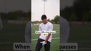 When receivers drop passes 🤦🏽🤣 #footballshorts #collegefootball #americanfootball #nfl