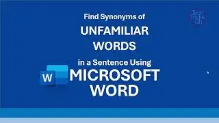 Find Synonyms of an Unfamiliar Word in a Sentence Using Microsoft Word | TechTricksGh