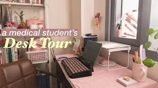 med school vlog: revamping my study area & desk tour (Philippines) // MED SCHOOL FROM HOME SET UP