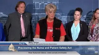 Press Conference: Previewing the Nurse and Patient Safety Act - 05/22/23