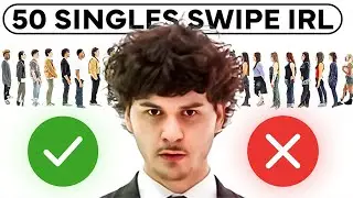 50 Strangers Swipe on Eachother IRL 👫