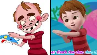 Baby shark song 🦈 👦 baby shark doo doo doo doo drawing meme