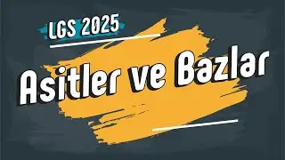 Asitler ve Bazlar | 8. Sınıf 