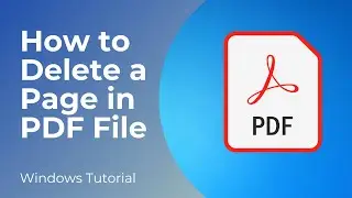 How to Delete a Page in PDF File | Remove Pages From PDF