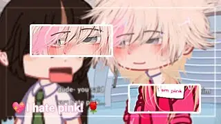 “I hate pink” 💓    Gacha Club+Harry Potter AU/UA  meme Not OG   Drarry/Harco + Pansy and Luna