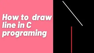 C-graphics3: How to draw line in C programming