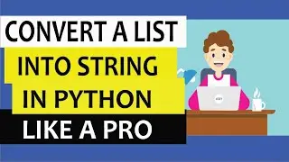 Convert a list into a string using one line of Python code | Python one liners #shorts