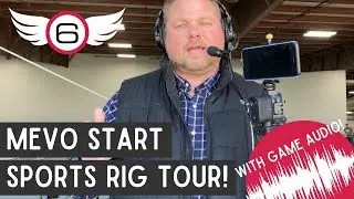 My Mevo Start Sports Rig Tour! Great for Volleyball and Basketball With Game Audio!!