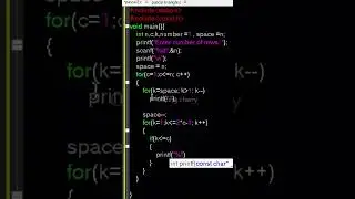 Pascal triangle pattern 2 