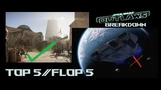 Breaking Down Star Wars Outlaws - Top 5 Flop 5 #starwars #starwarsoutlaws #space
