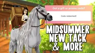 NEW REDEEM CODE, FREE items, MIDSUMMER festival & more - Star Stable Update