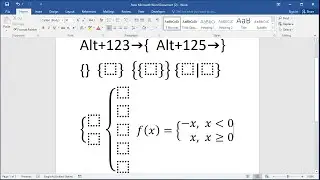 How to type curly brackets