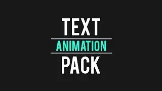 FREE Text Animation Pack - After Effects (Motion Graphics)