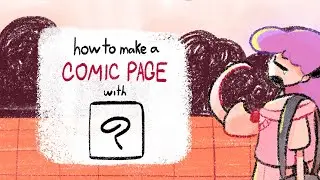 how to make a COMIC PAGE with CLIP STUDIO PAINT / my process