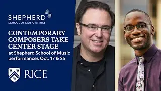 Contemporary music takes center stage at Shepherd School’s October concerts