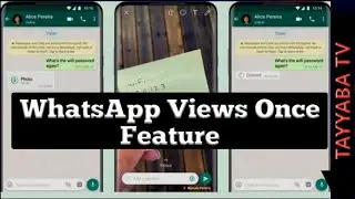 How To Use WhatsApp View Once Feature | WhatsApp View Once Feature Update