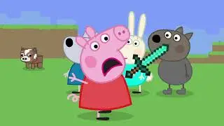Peppa vs Minecraft Animation