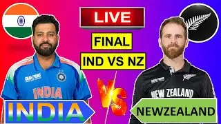 🔴Live: India vs New Zealand Final ICC Champion Trophy |IND vs NZ |Live Cricket Match Today | Cricket