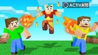 Playing MINECRAFT As FIRE BENDERS! (Avatar Mod)