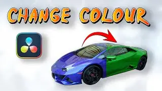 How To Change Colour of any Object | Davinci Resolve 18