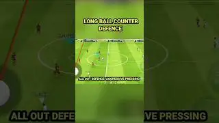 Long ball counter defence in efootball | how to defend? | 