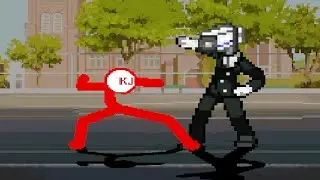 TEAM KJ(THE STRONGEST BATTLEGROUNDS  and  CAMERAMAN(SKIBIDI TOILET) DESTROYS MUGENS IN SURVIVAL MODE