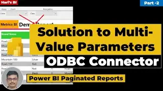 Solved ! Multi-value Parameter in ODBC Power BI Paginated Reports  (2 of 3)