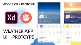 App Design and Prototype in Adobe XD + Protopie | Part 1 | Design Weekly