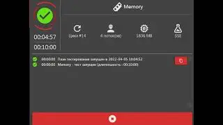 стресс тест  OCCT Patriot Signature Line PSD34G133381 4 ГБ