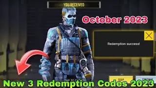 *Active* New 3 October 2023 Redeem Codes In Call Of Duty Mobile | New Redeemption Codes In CODM 2023
