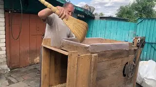 Сама краща віялка для зерна. Підготовка зерна до посіву. Результат просто бомба
