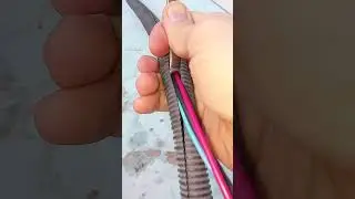 Useful electrical tips and tricks. Ingenious solution for running wire through conduit #shorts #diy
