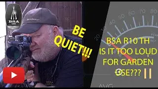 BSA R10TH | Is it too loud for garden plinking???