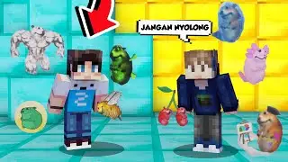 DUO KOCAK REBUTAN HAMSTER KOCAK DI MINECRAFT!!!