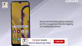 How to Enable Touch and hold Delay Feature in SM-M307F Samsung Galaxy M30s
