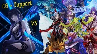 C6 Yelan + Supports VS every Weekly Boss (with Food-Buff)