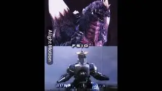 SpaceGodzilla vs Moguera