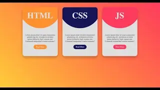 🎬Responsive Card Design & Hover Effects | Html5 CSS3