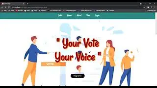 Online Voting System | Front Page | HTML | CSS | PHP