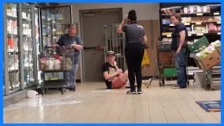 Smashing A Gallon Of Milk In Public!